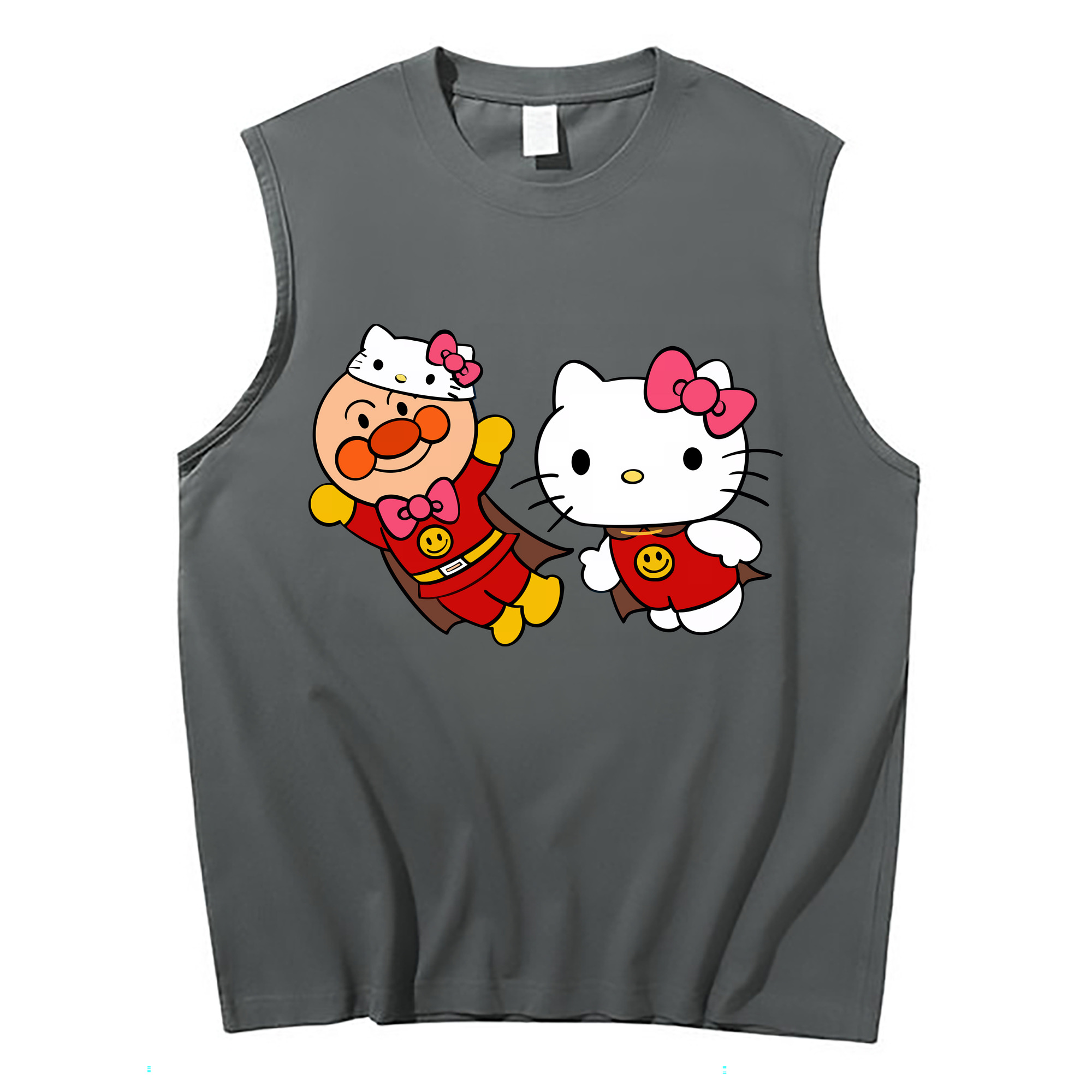 （画像用） アンパンマン Anpanman コットン100％タンクトップ（フロントプリント）